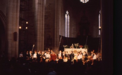 1981 à l'abbaye de Celles-sur-Belle : l'Orchestre Poitou-Charentes pour le Requiem de Mozart